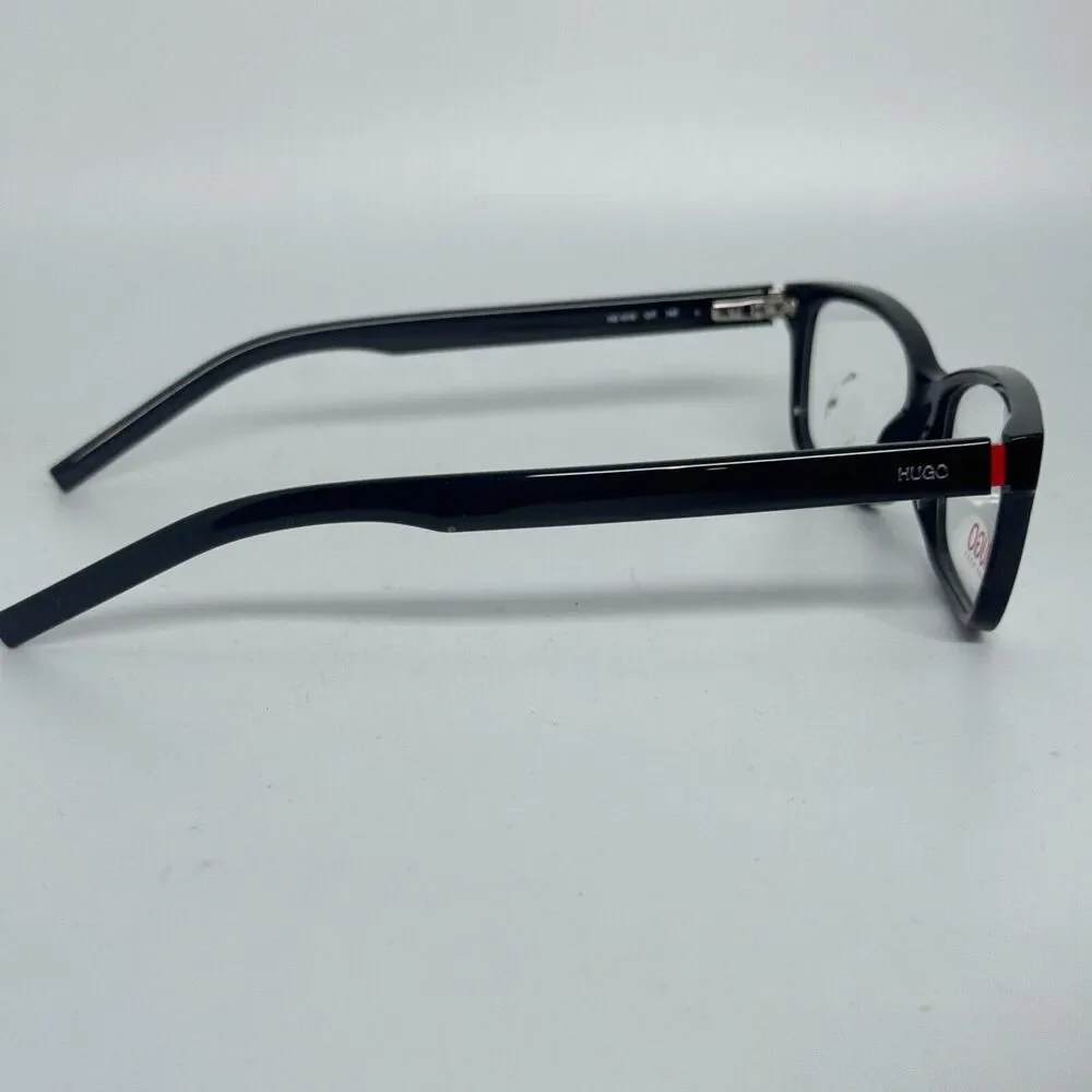 Hugo Boss Eyeglasses Frame HG 1016 OIT 53-16-145 Glossy Black Flex Hinge‎ H15628